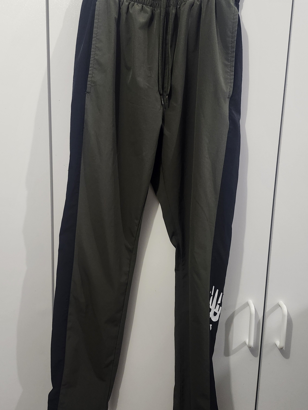 New Balance Olive Green & Black Track Joggers